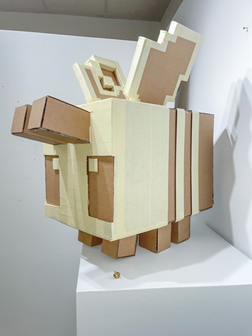 supersized minecraft bee 