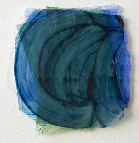 paintings on wax paper