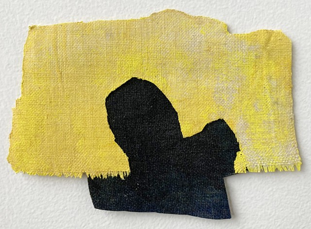 untitled Prussian blue/yellow