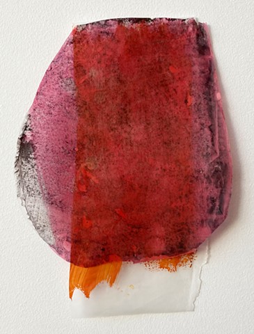 untitled/ pink, orange, black