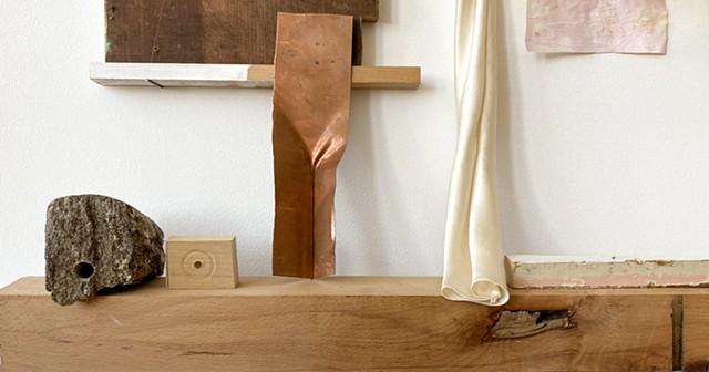 detail of sift, field, knot