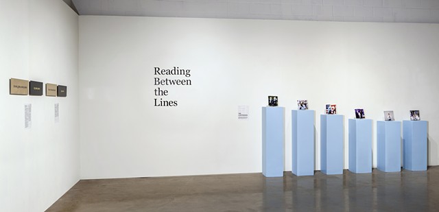 Reading Between the Lines, exhibition view
