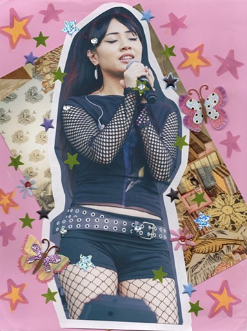 Tala Silva; physical collage