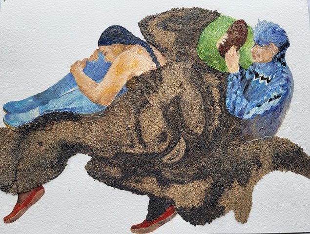 Holding (to) the Impossible Blue