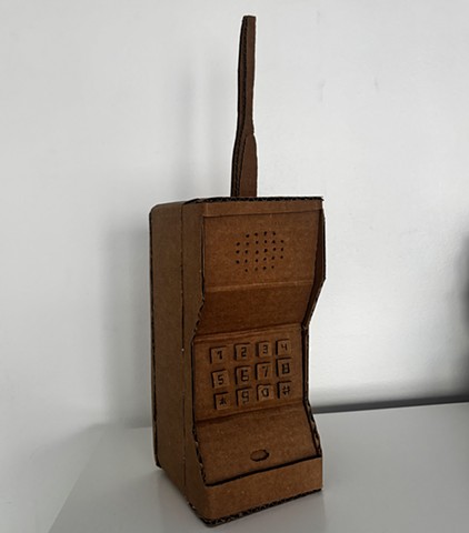 cardboard telephone