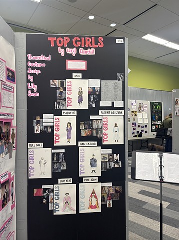 Top Girls Presentation Board + Book