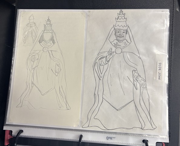 Pope Joan Preliminary Sketch