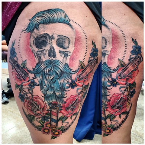 Barber skull