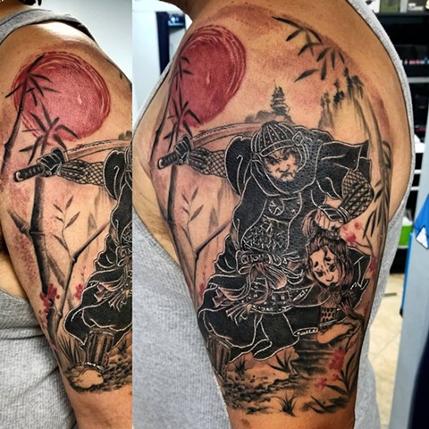 Japanese traditional samurai