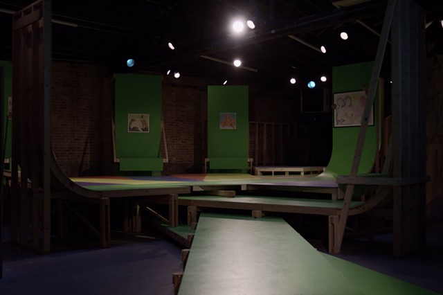 Reflections in a Dark Room - Installation View