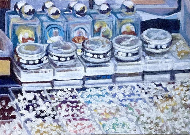 american pope merch table