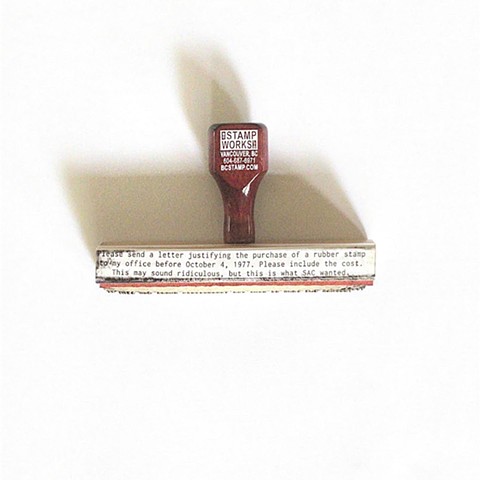 The Purchase of a Rubber Stamp