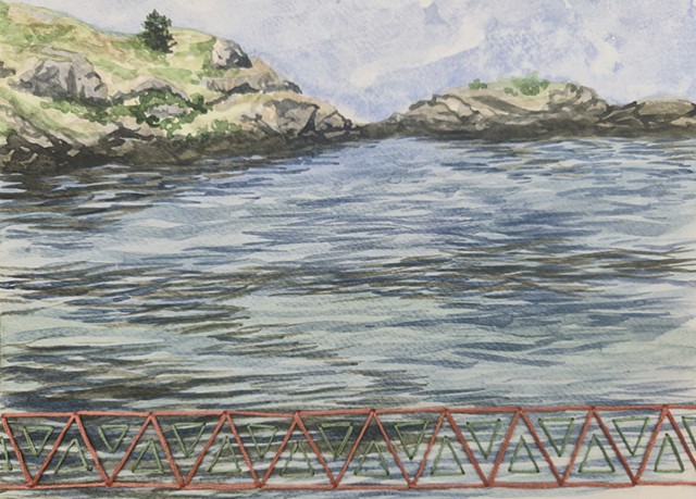 Plein Air Monhegan Coast