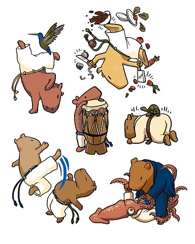 capybara stickers