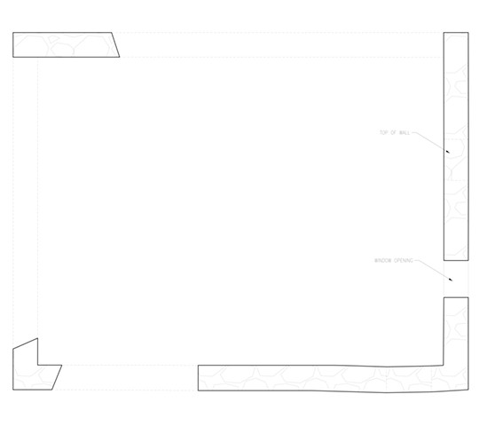 Existing plan of mill ruin