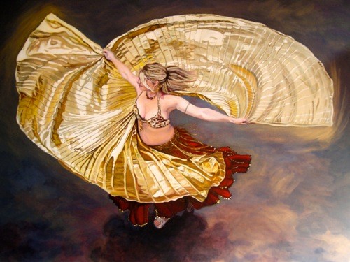 Belly dancer Melanya