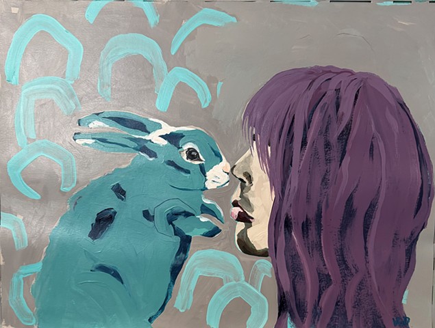 Bunny kisses