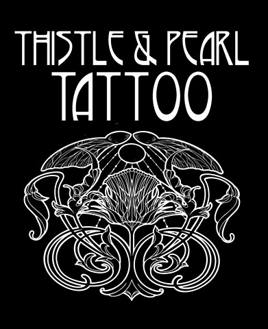 Thistle Pearl Tattoo