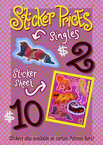 Patreon Sticker Sheets