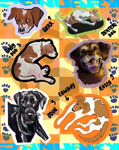 January Sticker Sheet