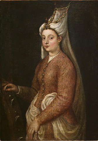Cameria, Daughter of Süleyman the Magnificent, as  Saint Catherine of Alexandria