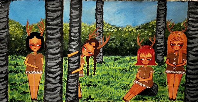 The Deer in the Forest