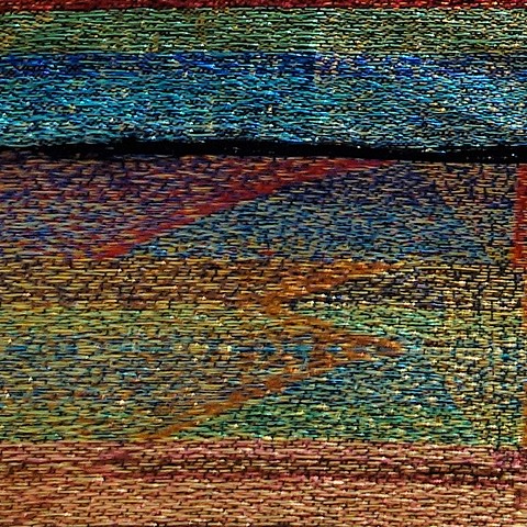 textile color study, abstract digital weaving, algorithmic art.