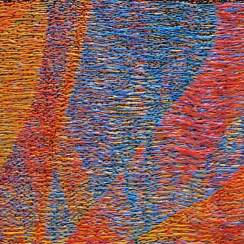 textile color study, abstract digital weaving, algorithmic art.