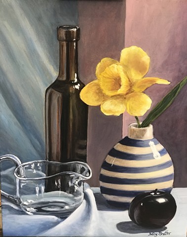 Daffodil and Plum