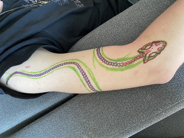freehand snake pt 1 - 2023