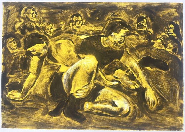 sock wrestling study #1