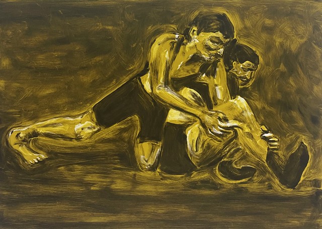 sock wrestling study #3