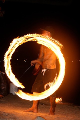 fire dancers / Koh Tao, Thailand
