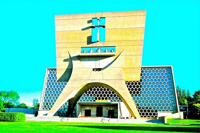 St. John's Abbey Church / Collegeville, Minnesota / Marcel Breuer
