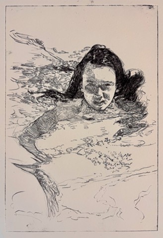 Rita swimming