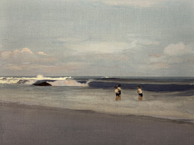 Beach Scene paintings