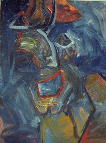 Ben 1989 oil on canvas 48in x 36in