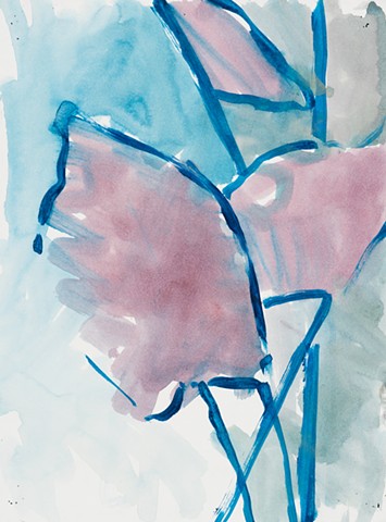 Apartment Study 2000 acrylic on paper 14in x 10.5in