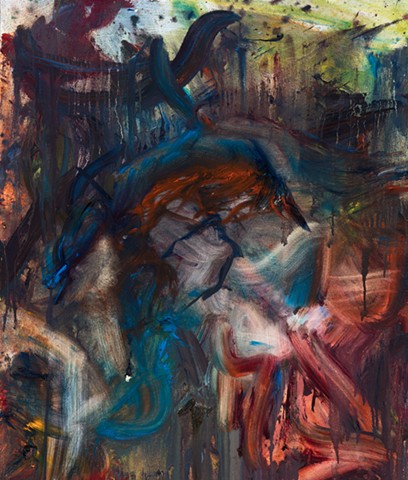 All That I Knew 2006 oil on canvas 36in x 30in