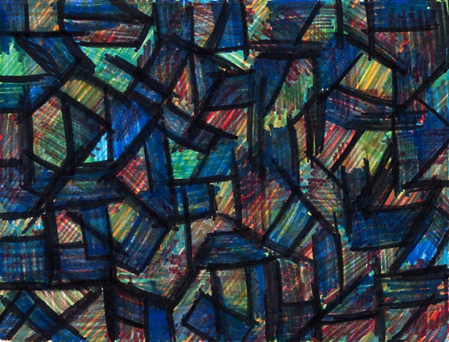 WBI 2015 marker on paper 9.25in x 12in