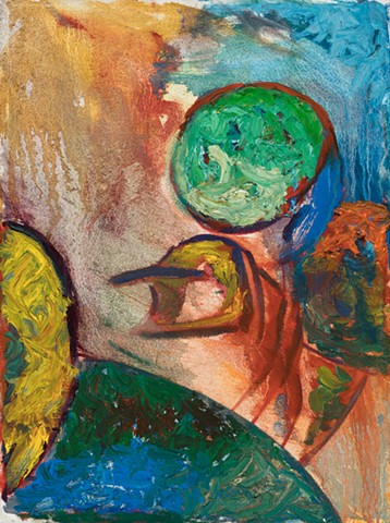 Holocaust museum 2001 oil on canvas 24in x 18in