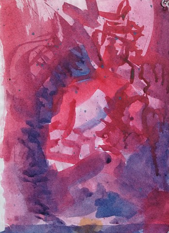 Matthew 1988 ink on paper 14in x 12 in approx