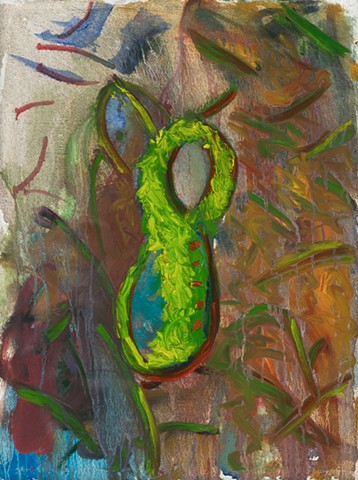 Holocaust museum 2001 oil on canvas 24in x 18in