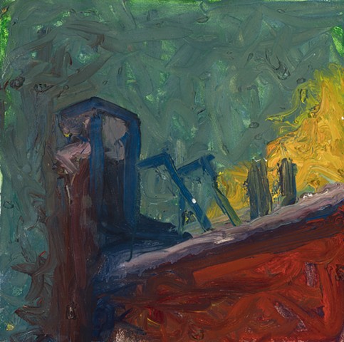 Autumn 1 2001 oil on canvas 18in x 18in