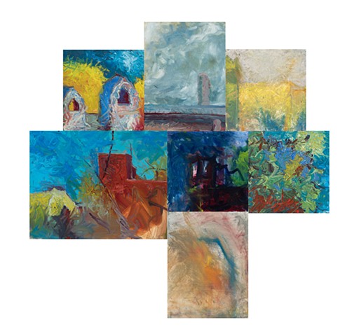 Autumn 3 2001 oil on canvas 66in x 66in