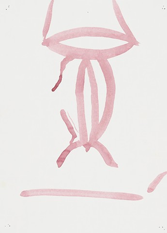 Apartment Study 2000 acrylic on paper 12in x 8.75in