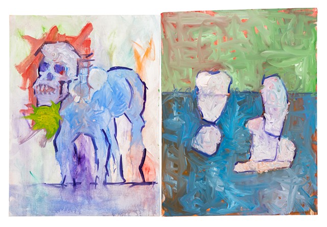 Centaur 2026 oil on canvas 48in x 72in