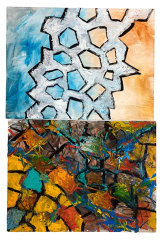 Day and Night 2026 oil on canvas 72in x 48in