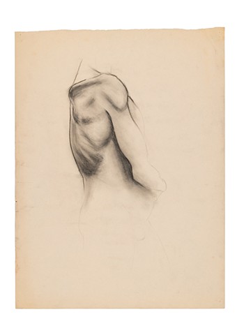 Figure 1984 charcoal on paper 24in x 18in