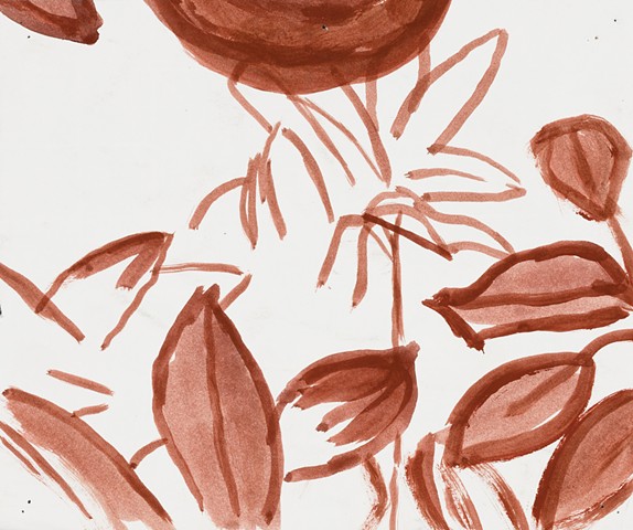 Apartment Study 2000 acrylic on paper 7.25in x 8.75in